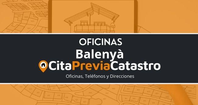 Oficina Catastral de Balenyà Oficina del Catastro en Balenyà