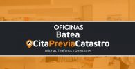 oficina catastral Batea