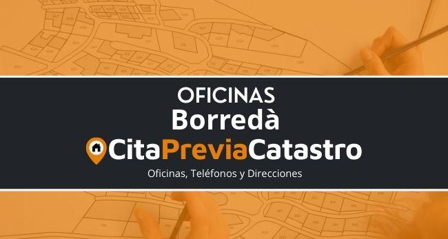 Oficina Catastral de Borredà Oficina del Catastro en Borredà