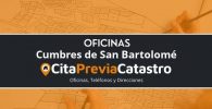 oficina catastral Cumbres de San Bartolomé