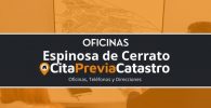 oficina catastral Espinosa de Cerrato