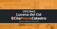 oficina catastral Lucena del Cid