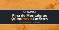 oficina catastral Pina de Montalgrao