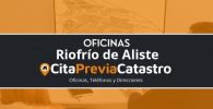 oficina catastral Riofrío de Aliste