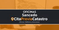 oficina catastral Sancedo