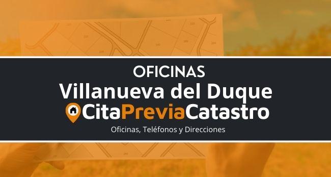Oficina Catastral de Villanueva del Duque Oficina del Catastro en Villanueva del Duque