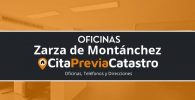 oficina catastral Zarza de Montánchez
