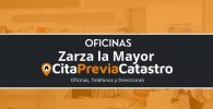 oficina catastral Zarza la Mayor